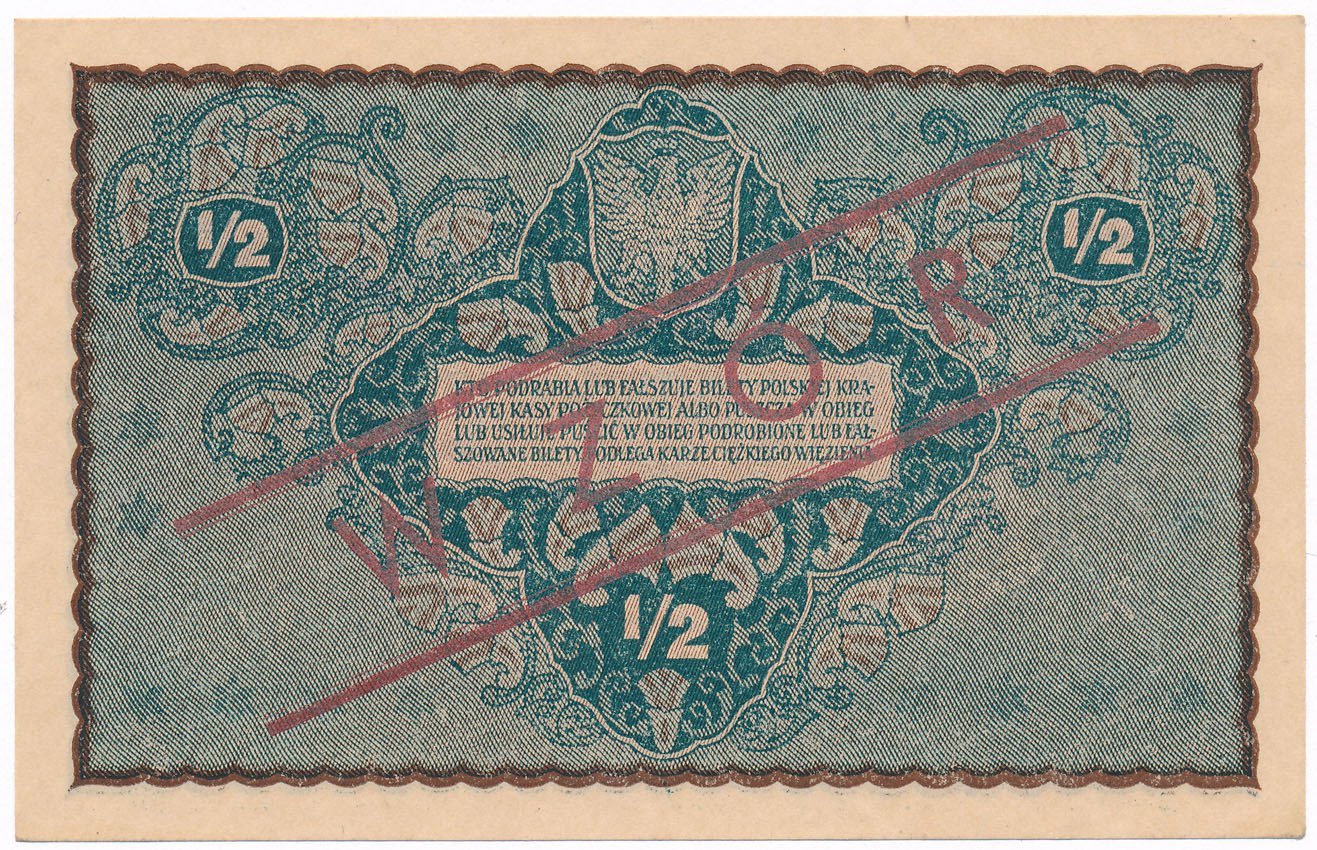 WZÓR. 1  marka polska 1920